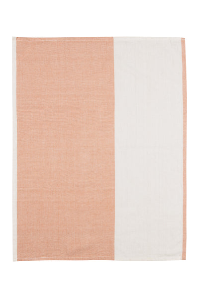 Tea Towel Modern Peach