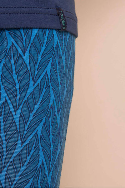 Jersey Leggings Koala Blue Leaves