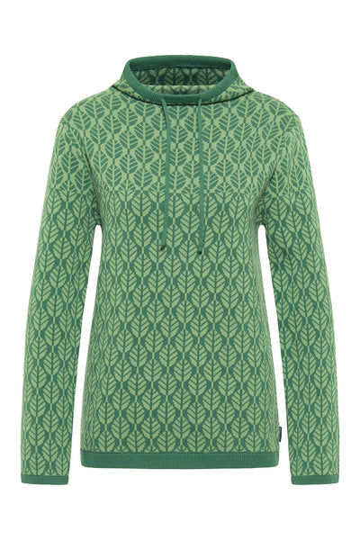 Sweater Mira Green Leaves