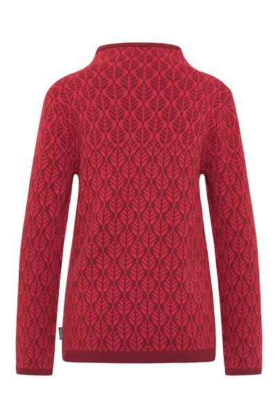 Sweater Mira Red Leaves