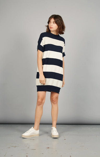 Victory Stripe Knit Dress