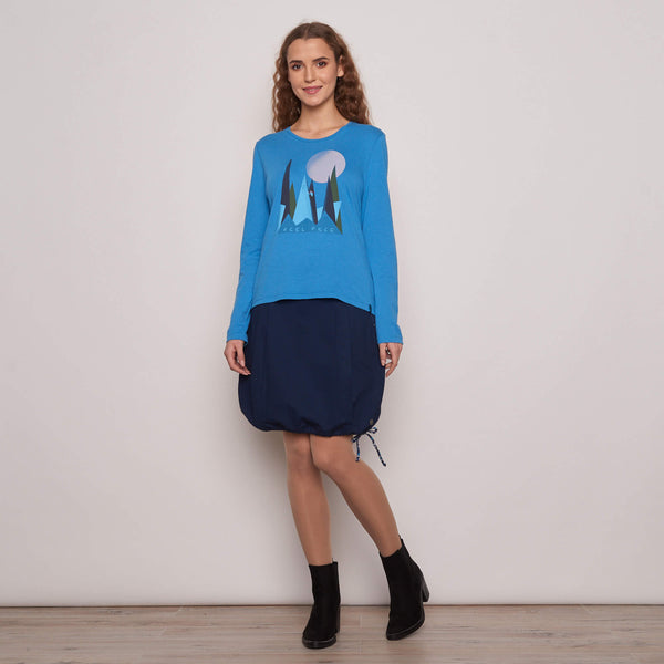 Graphic Tee Mountain Blue