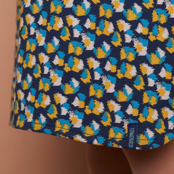 Jersery Dress Levia Retro Navy  **Clearance Final Sale- Available in XS & S**