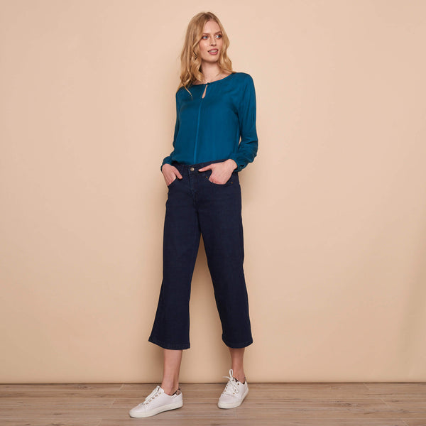 Crop Lightweight Denim Pant