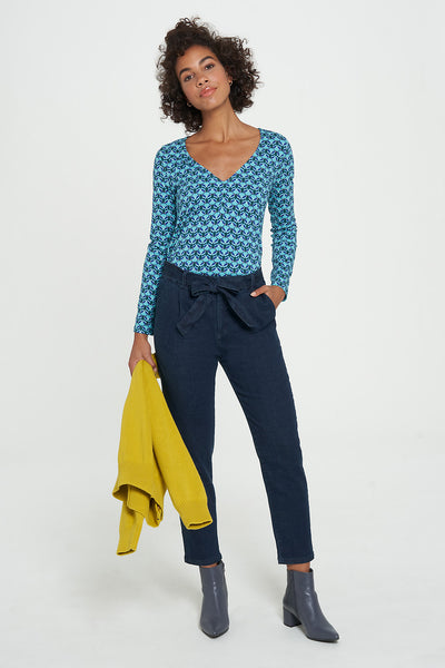 Lightweight Denim Loose Fit Pant