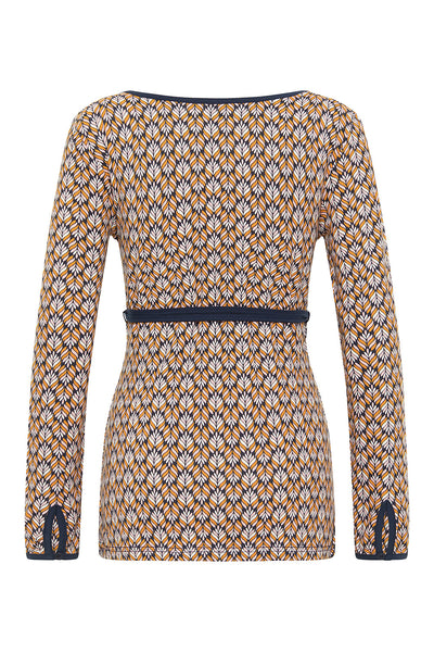 Tie Waisted Top Lotus