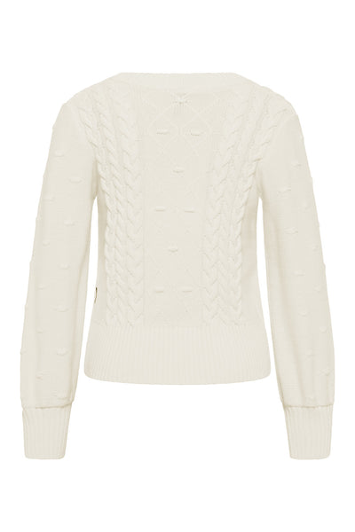 Cableknit Sweater Off White
