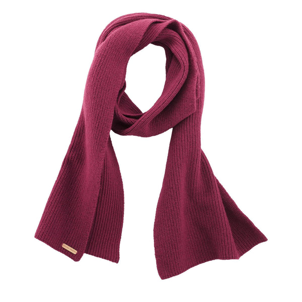 LC Organic Cotton and Wool Scarf Winter Pink