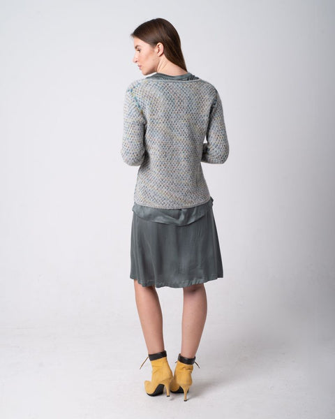 Reversible Alpaca Sweater Opal