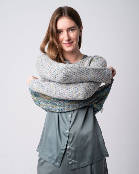 Reversible Alpaca Sweater Opal