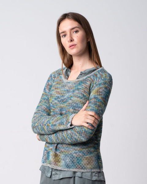 Reversible Alpaca Sweater Opal
