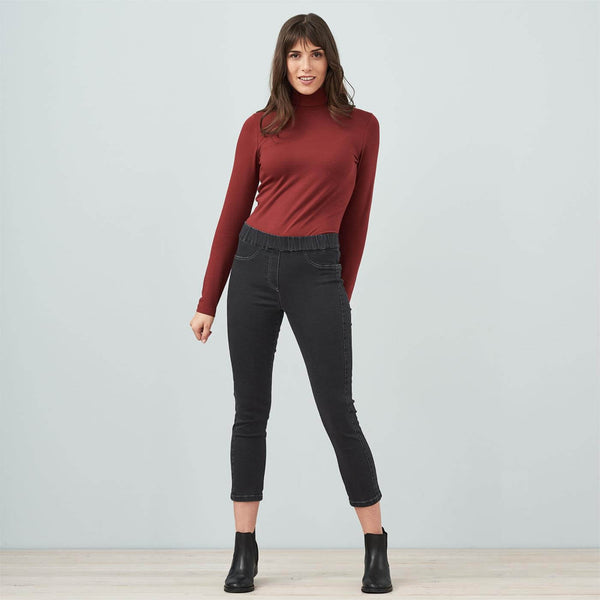 Gwen Stretch Slim Jean Anthracite  **Clearance Final Sale**
