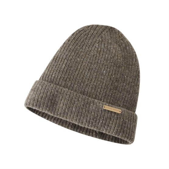 Organic Merino Wool Beanie Forest Green