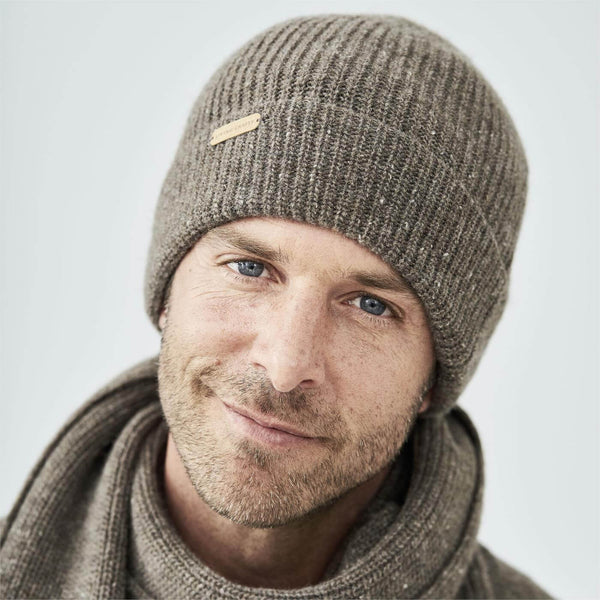 Organic Merino Wool Beanie Red