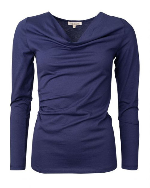 Long Sleeve Cascade Shirt Midnight Blue