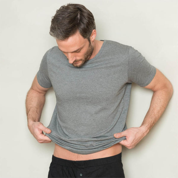 LC Organic V-Neck T-Shirt Grey