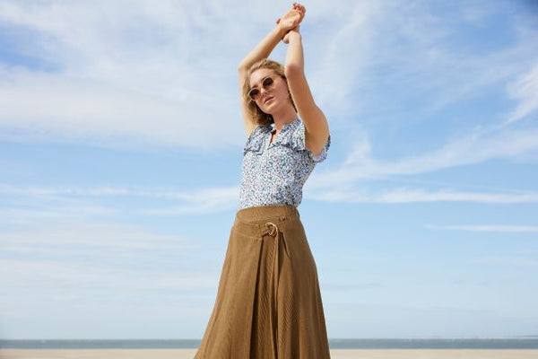 Top Mallory Poppy Red