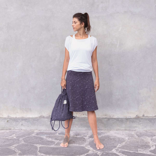 Jersey Skirt Midnight Stars