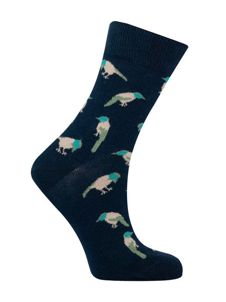 KO Bird Socks Navy