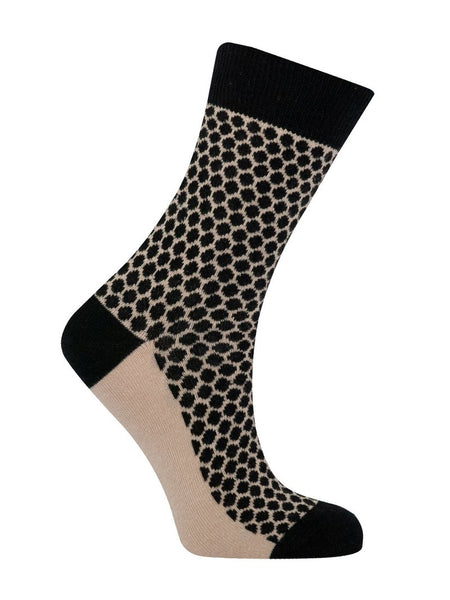 KO Dot Socks Black