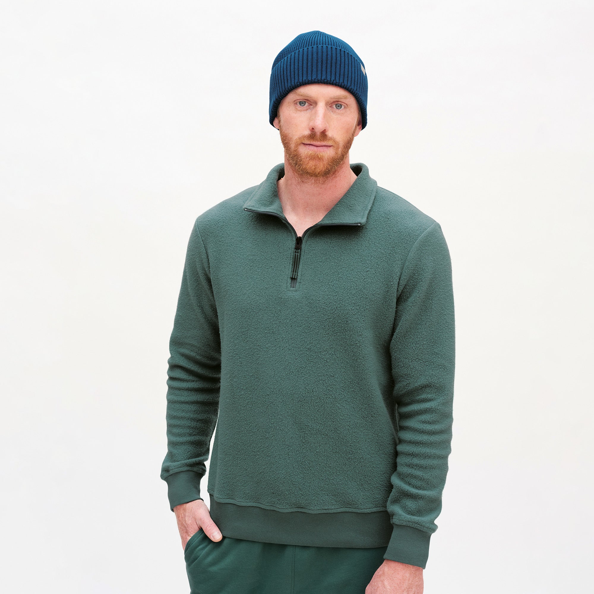 Men's Organic Cotton Fleece Pullover