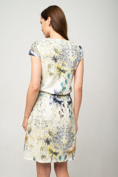 Art Flower Dress Opal