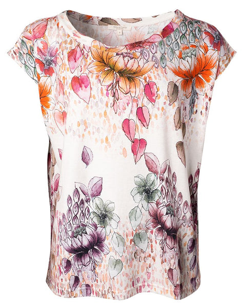 Art Flower Top  **Only 1 Left in Size XL**