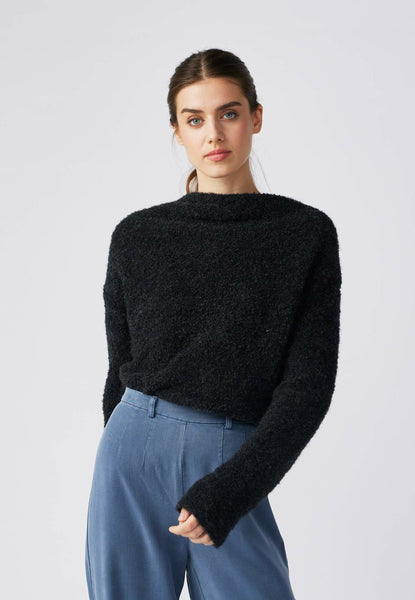 Boucle Sweater Anthracite Melange
