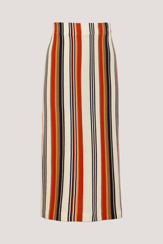 Knit Skirt Summer Stripes