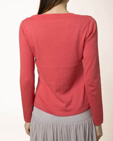 Cotwol Sweater Cranberry  **Only One Left - Size XL**