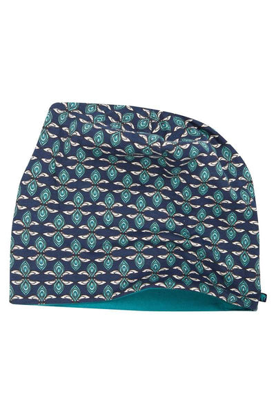 Kid's Jersey Beanie Multi-Color Navy
