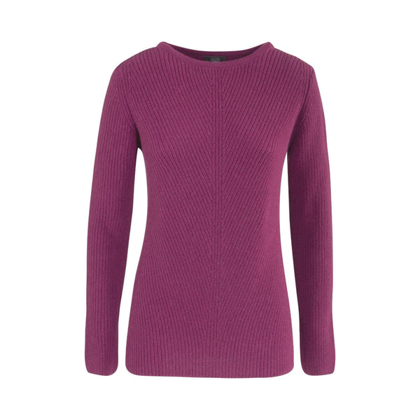 Organic Cotton/Wool Sweater Raspberry