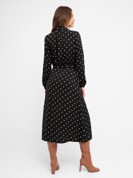 Fantastique Midi Dress Dot Print