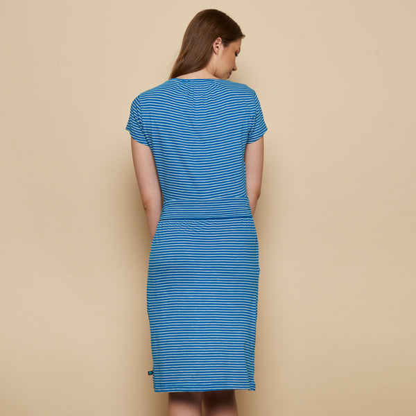 Striped Organic Jersey Pocket Dress