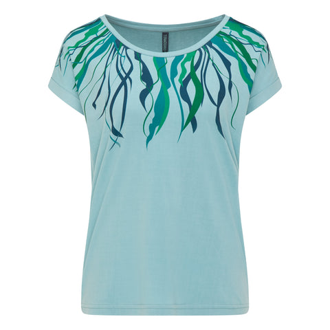 Ribbon Tee Light Blue  **Clearance Final Sale- Available in XS & S**