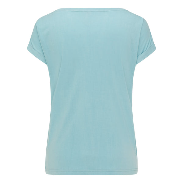 Ribbon Tee Light Blue  **Clearance Final Sale- Available in XS & S**