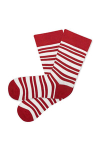 Tranquillo Stripe Socks Red/White