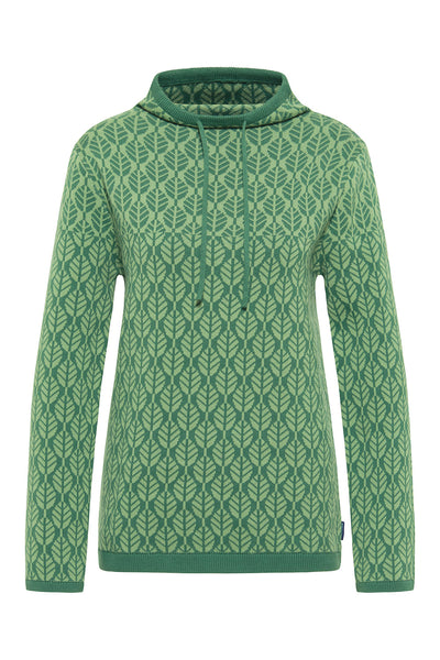 Sweater Mira Green Leaves