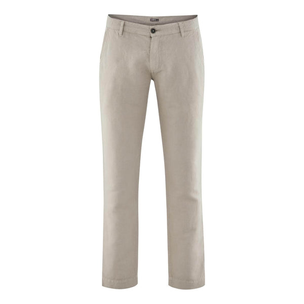 Men's Organic Linen/Cotton Pants Light Khaki